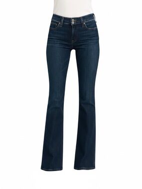 PAIGE Hidden Hills Dark Wash Flare Jeans Size 28